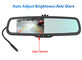 4.3" TFT LCD Car Backup Camera Mirror , Reverse Camera Mirror Kit WSVGA 1024 Resolution